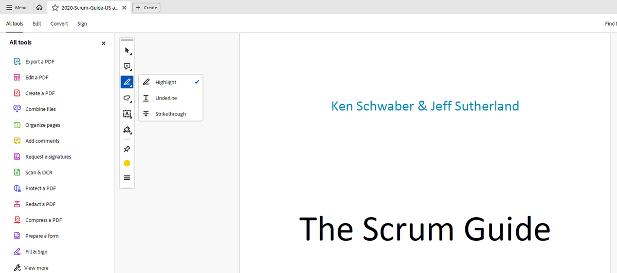 Seleziona uno Strumento di Disegno