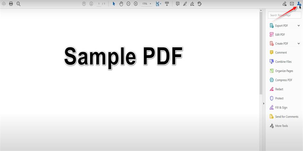 Apri PDF con Adobe