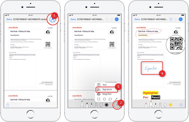 Come firmare un PDF su iPhone