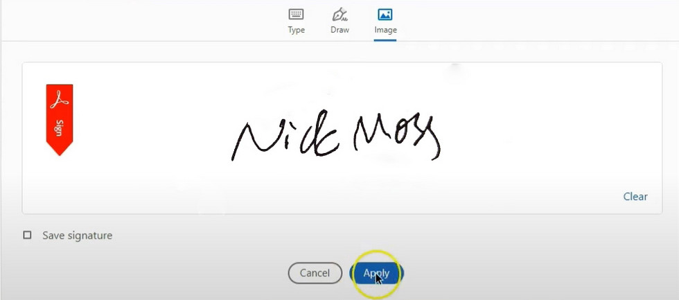 Firma con Immagini in Adobe Acrobat Reader