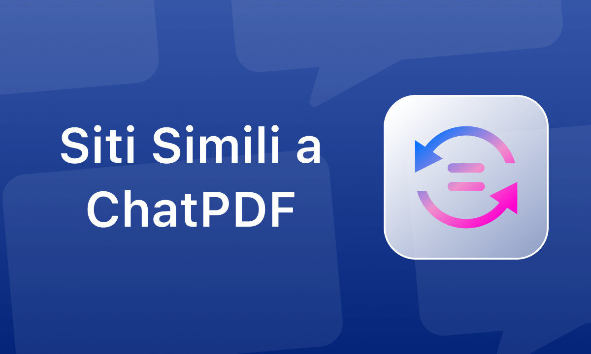 Le Migliori alternative a ChatPDF che devi avere