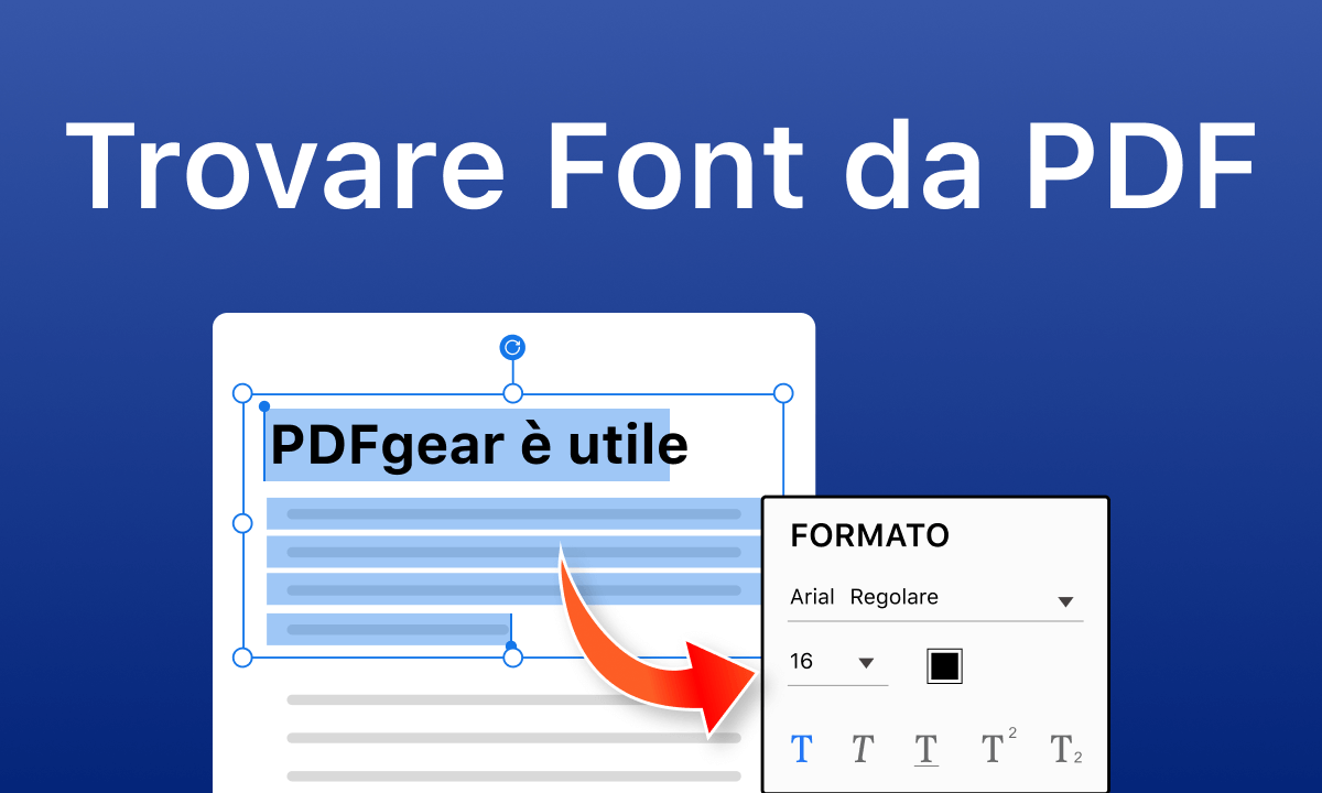 Come trovare i font da un PDF