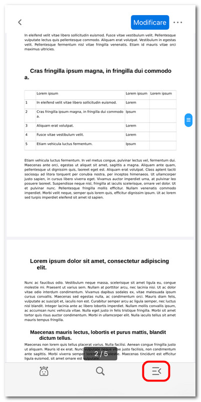 Aprire il pannello di controllo