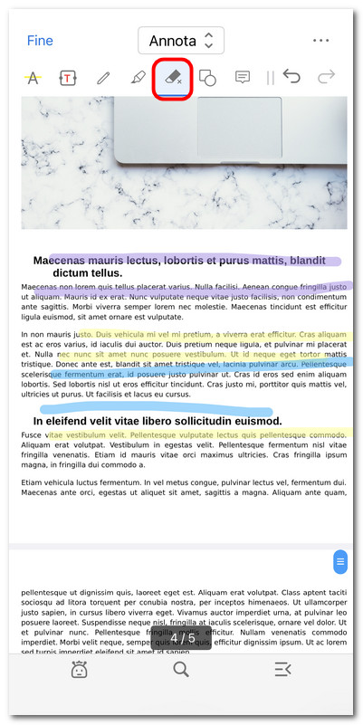  Cancellare il disegno