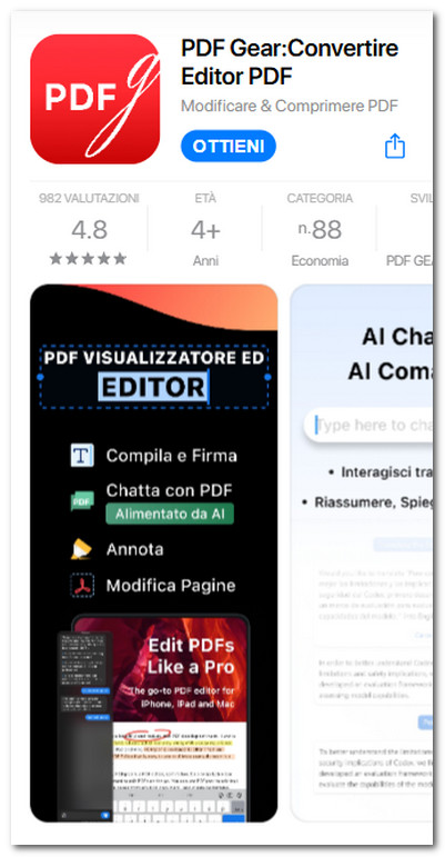 Ottieni PDFgear per iOS