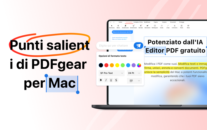 Introduzione alle funzionalità principali di PDFgear