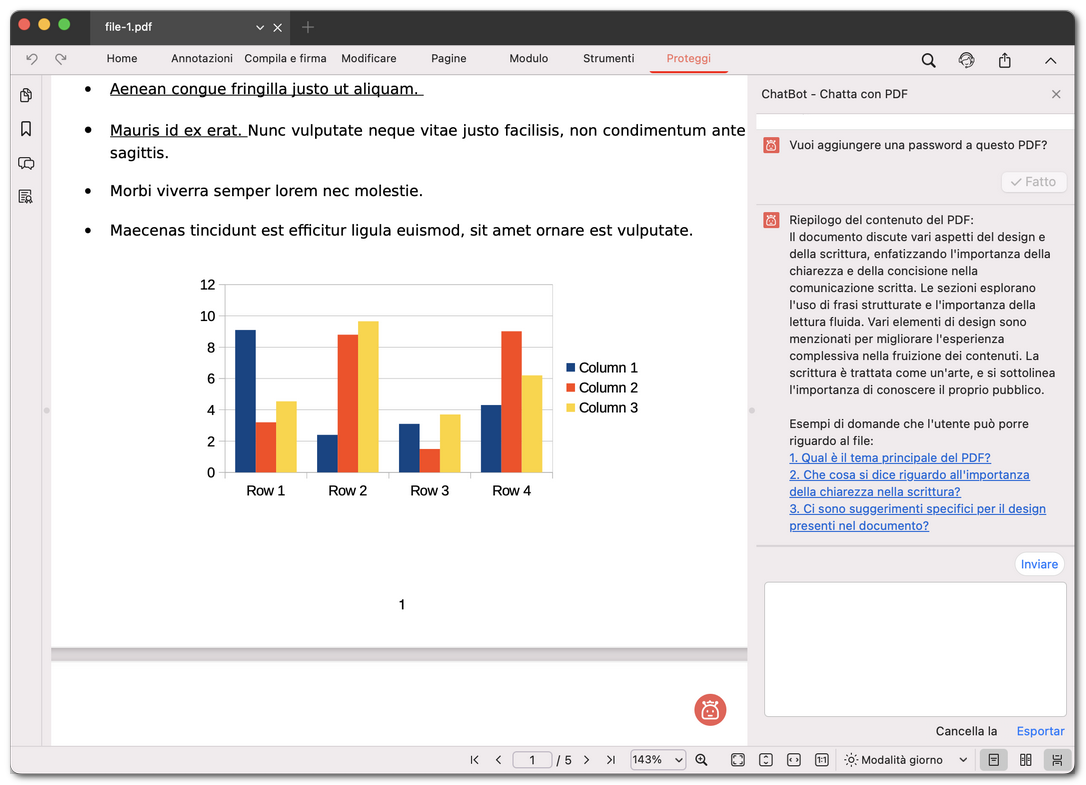Riassumere il PDF con PDFgear