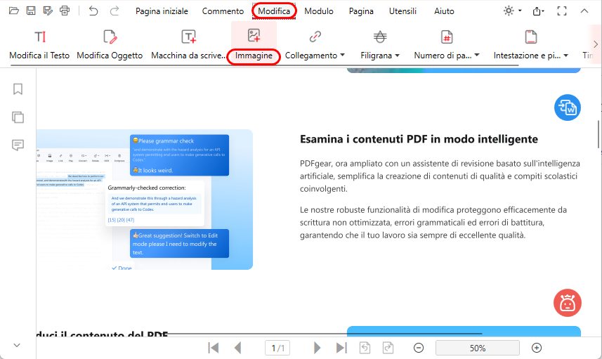 Aggiungere Immagini al PDF