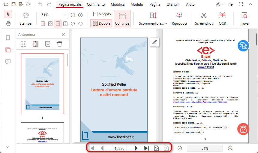 Navigare un PDF