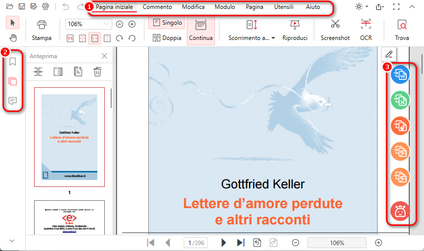 Pagina del Documento