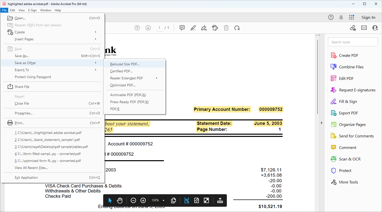 Compress PDF Acrobat