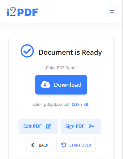 ダウンロードをクリック