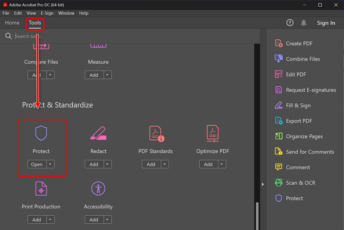 AcrobatでPDFファイルを開く