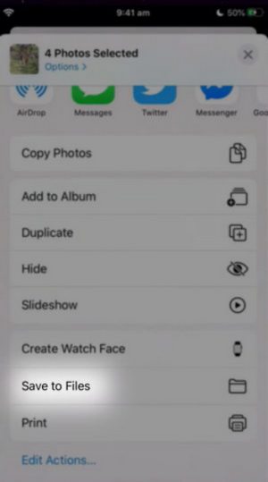 ファイルフォルダにスクリーンショットを保存