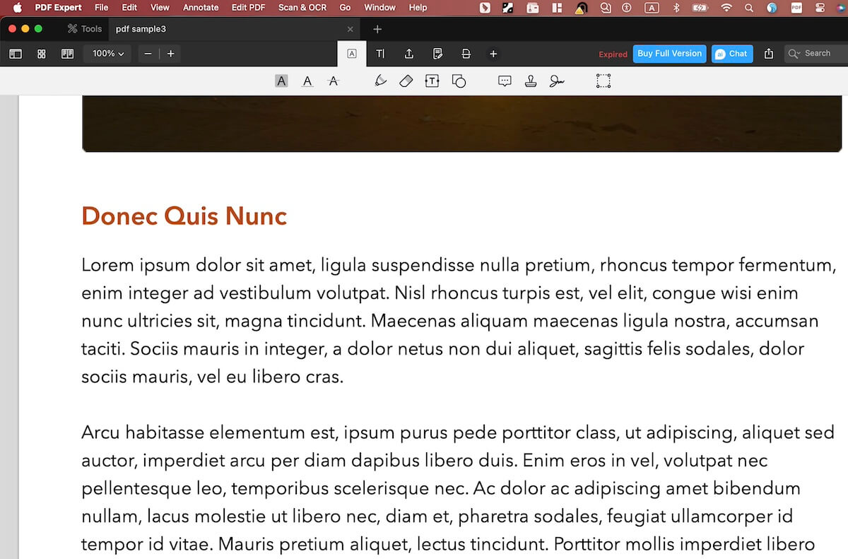 PDF ExpertでPDFを表示