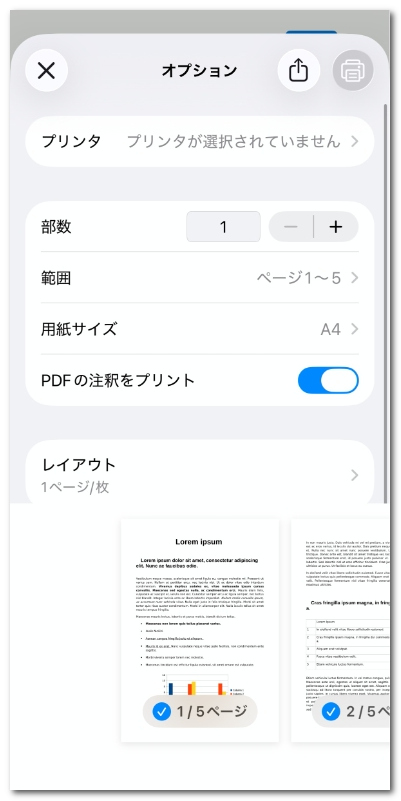 印刷設定をカスタマイズ