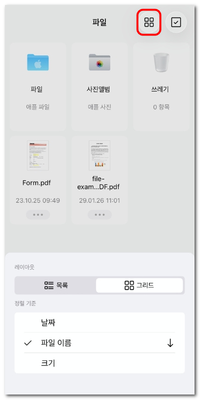 파일 레이아웃 및 파일 정렬