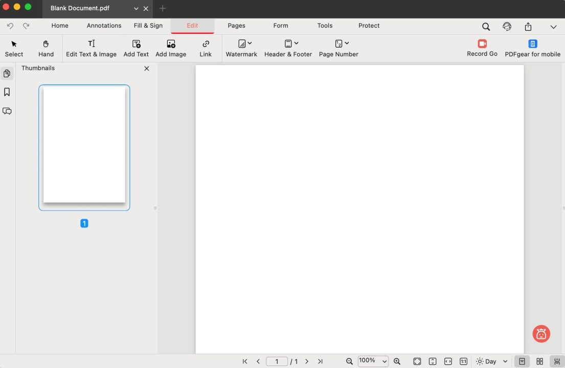 Design Your Blank PDF