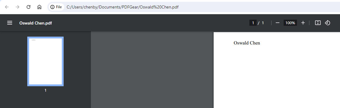 BIN Converted into PDF