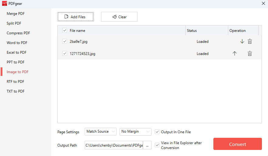 Convert Waveform to PDF
