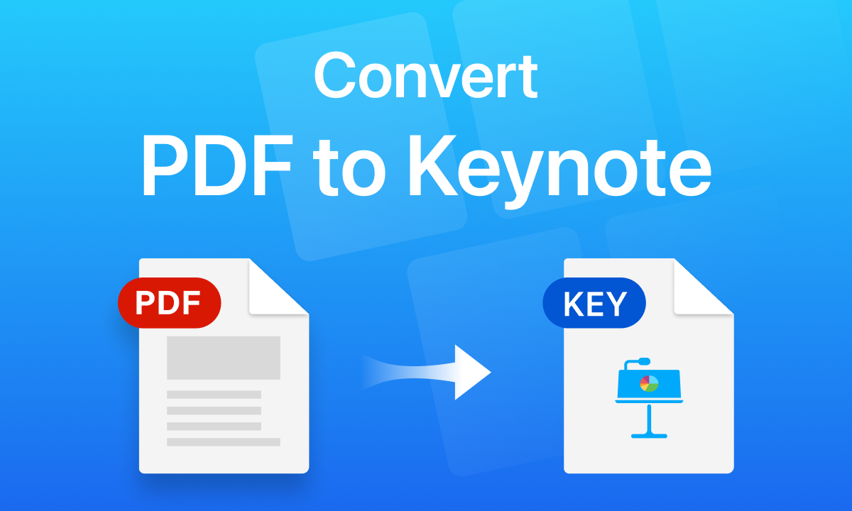 Convert PDF to Keynote