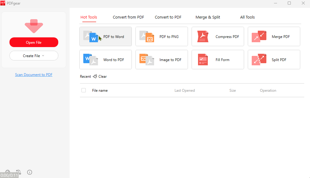 Convert PDF to Word Free Offline with PDFgear