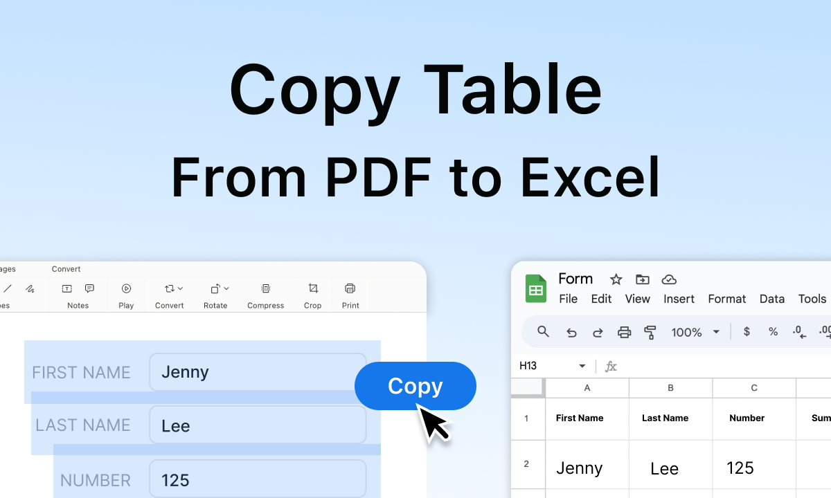 How To Copy Table from PDF to Excel