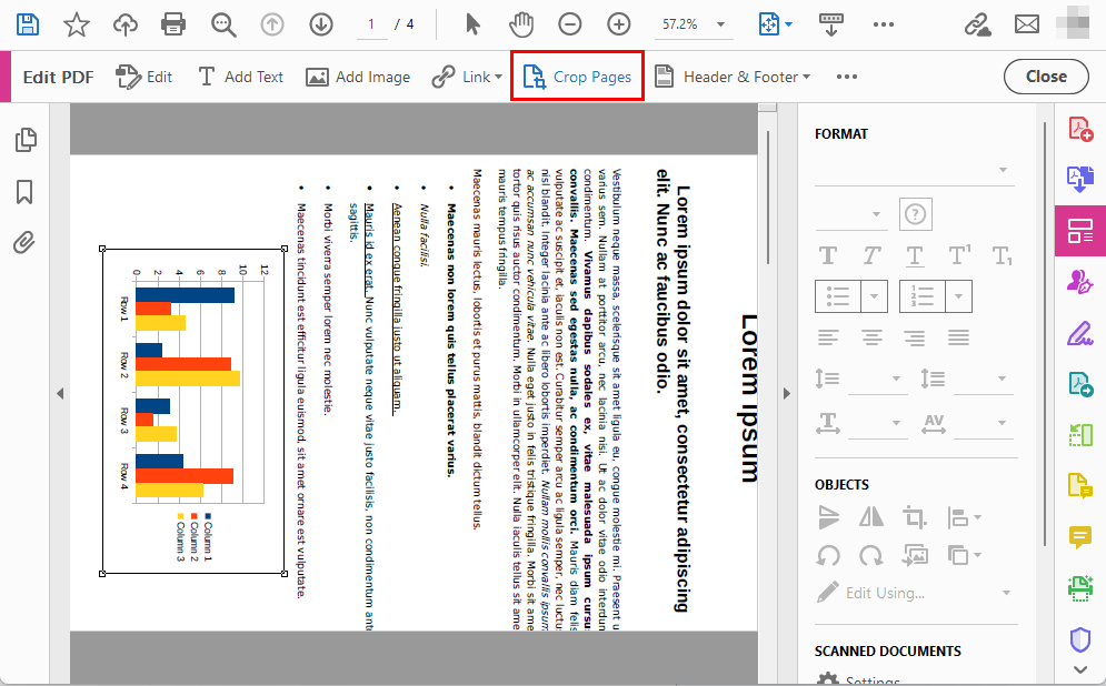 Crop and Convert PDF to JPG with Adobe Acrobat Pro