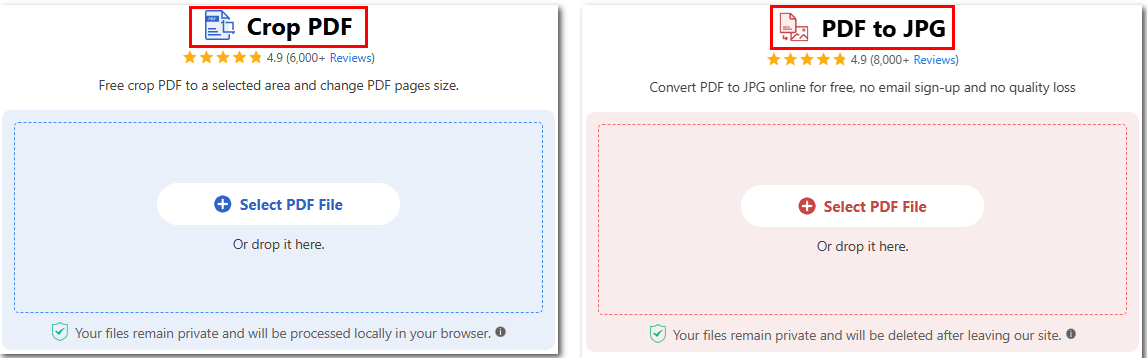Crop PDF and Convert to JPG Online with PDFgear