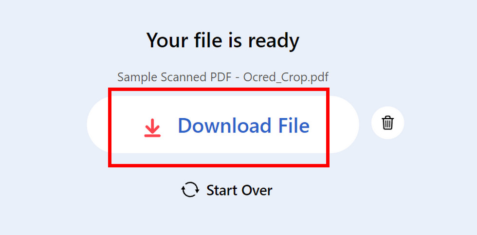 Download Cropped PDF from PDFgear Online Cropper