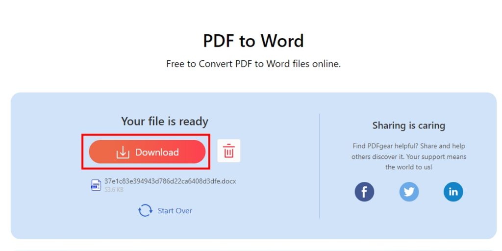 Download the Finished PDF File for Import