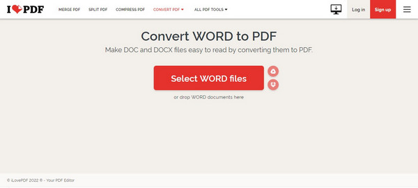 iLovePDF DOCX to PDF