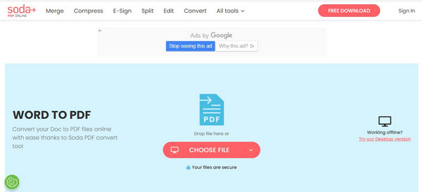 Soda PDF DOCX to PDF