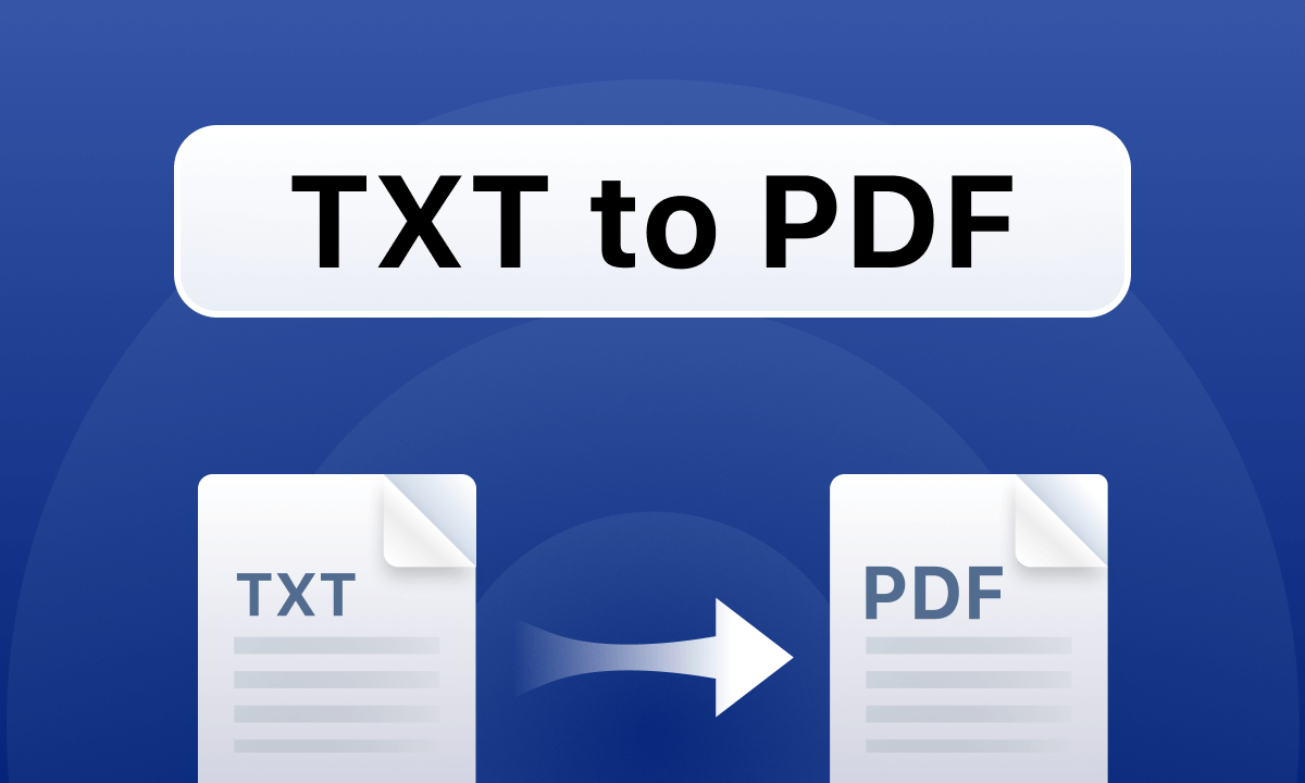 How to Convert TXT File to PDF