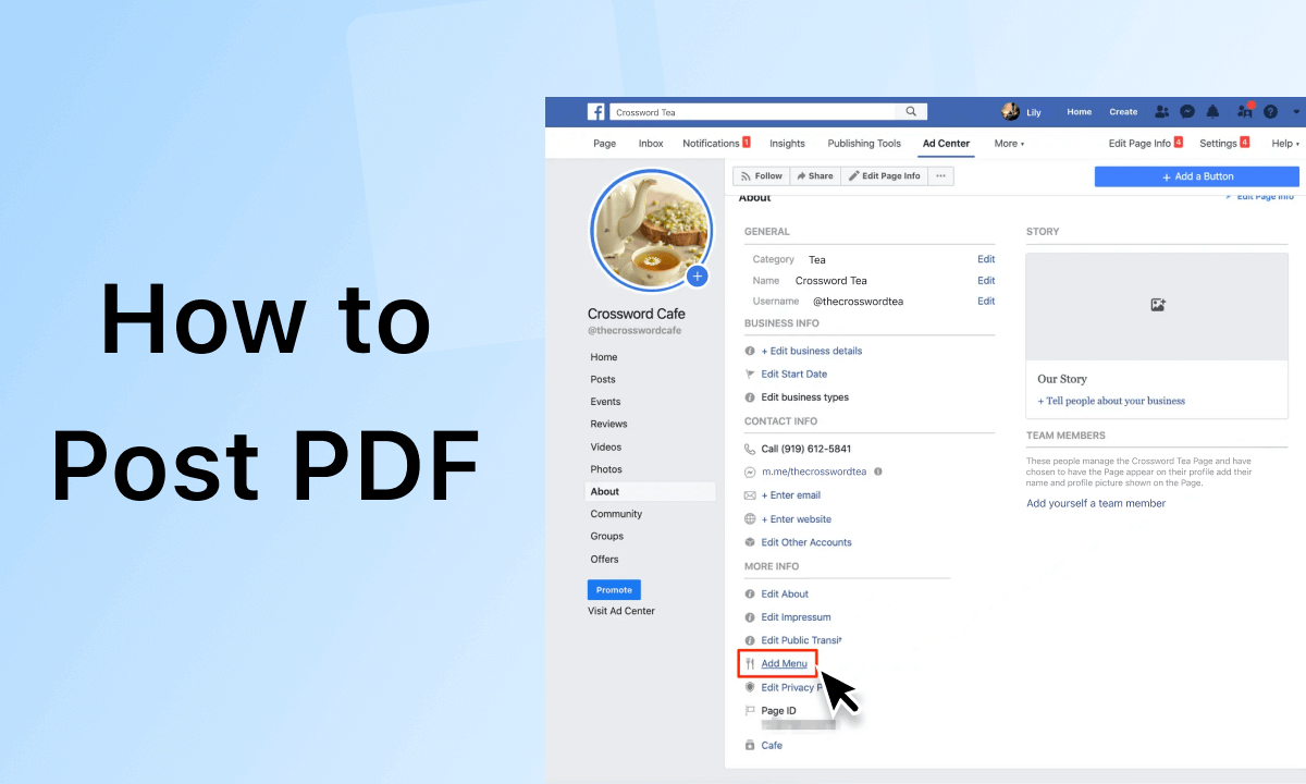 How to Post PDF on Facebook