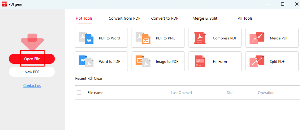 Open Gujarati PDF in PDFgear