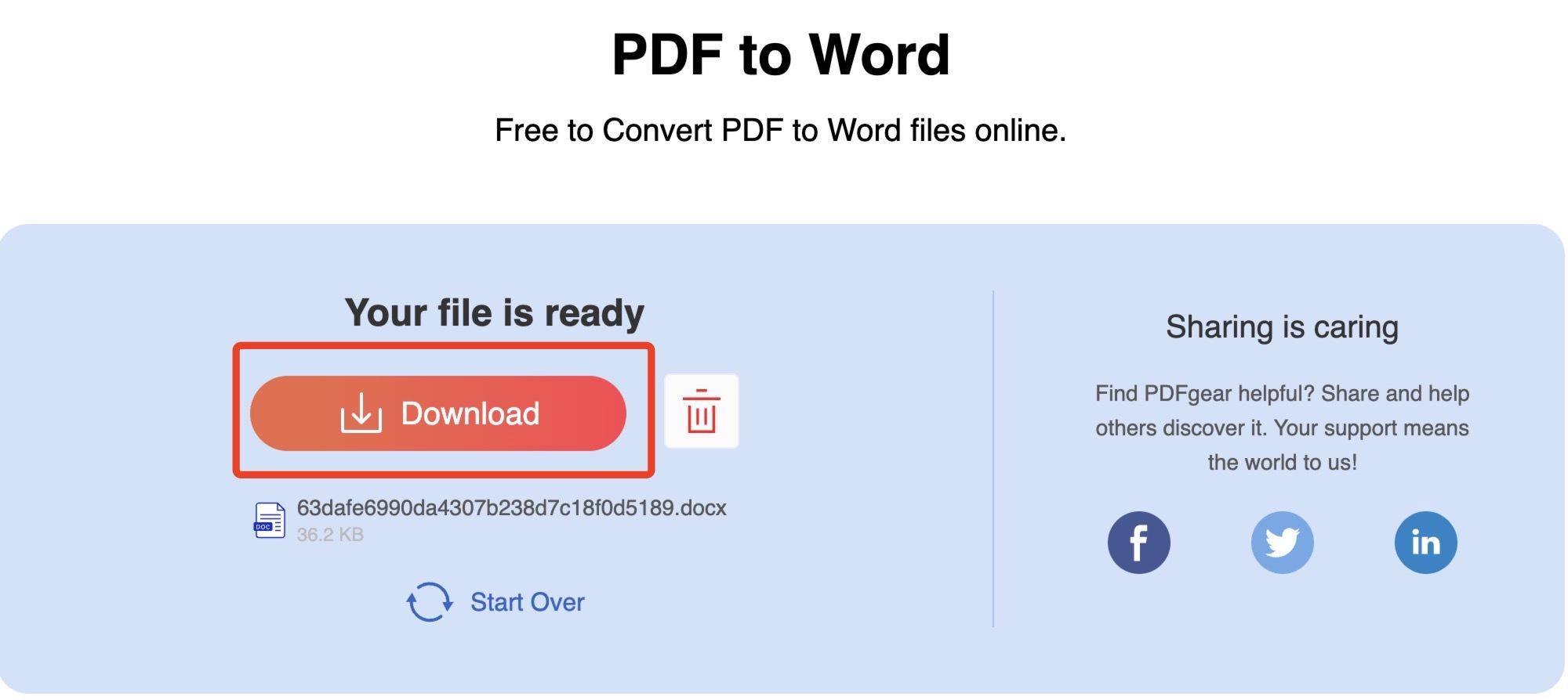Download Handwriting as Word