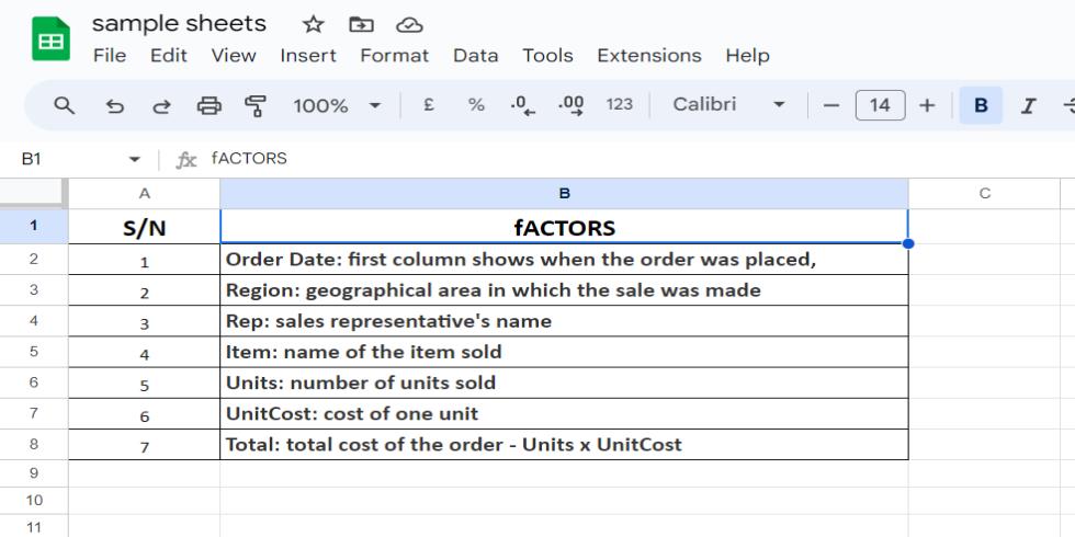 Open the CSV file with Google Sheets