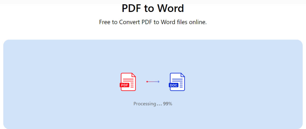 Convert PDF to Word Online
