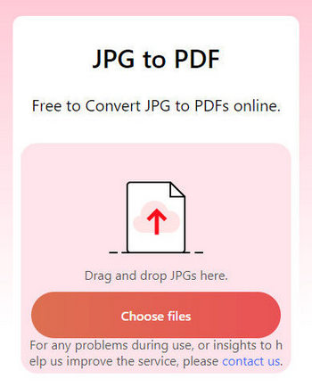 Go to PDFgear Online PDF Maker on iPhone