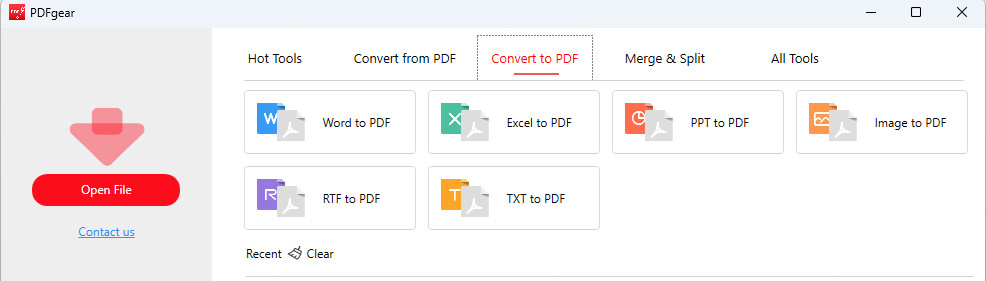 Go to TXT to PDF Converter