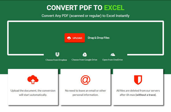 PDFtoExcel.com