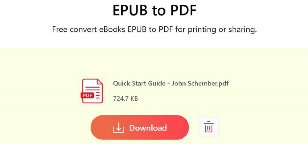 Save the Converted PDF to Your Device