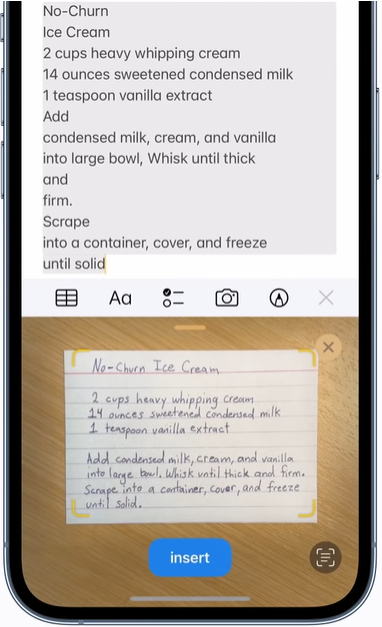 Scan Handwriting to Image