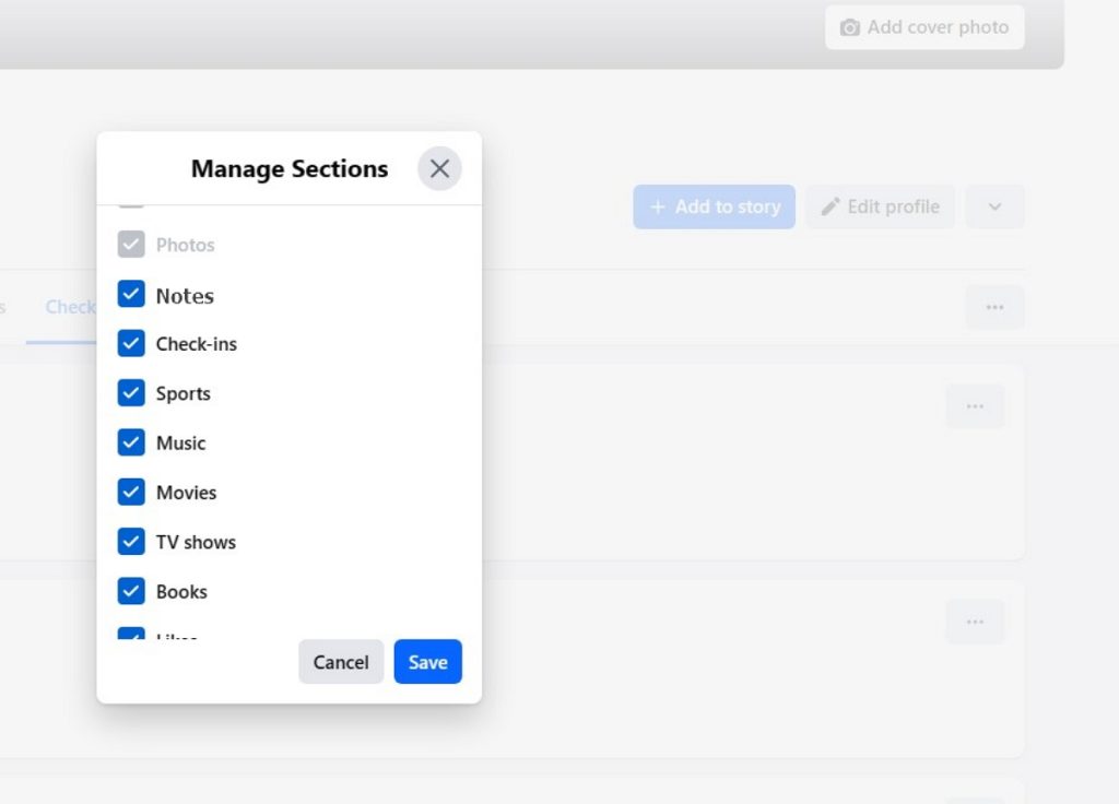  Select Notes Option