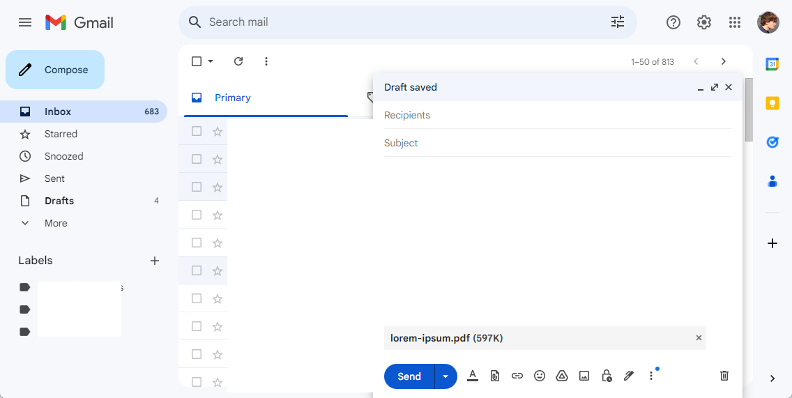 Send the Email