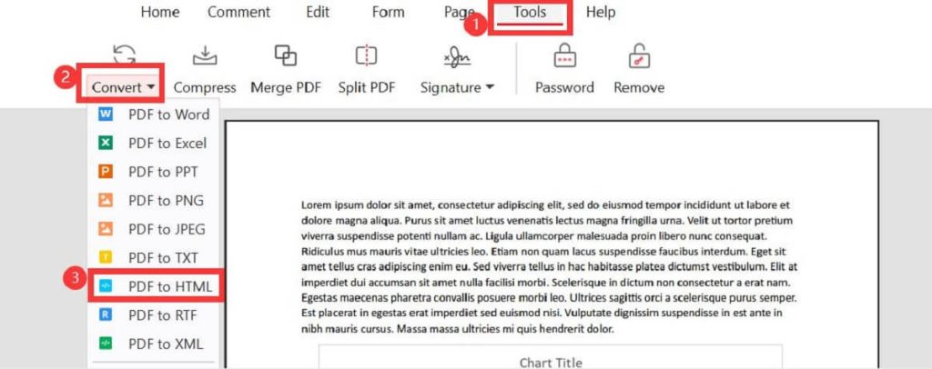 Steps to Convert PDF to HTML with PDFgear 