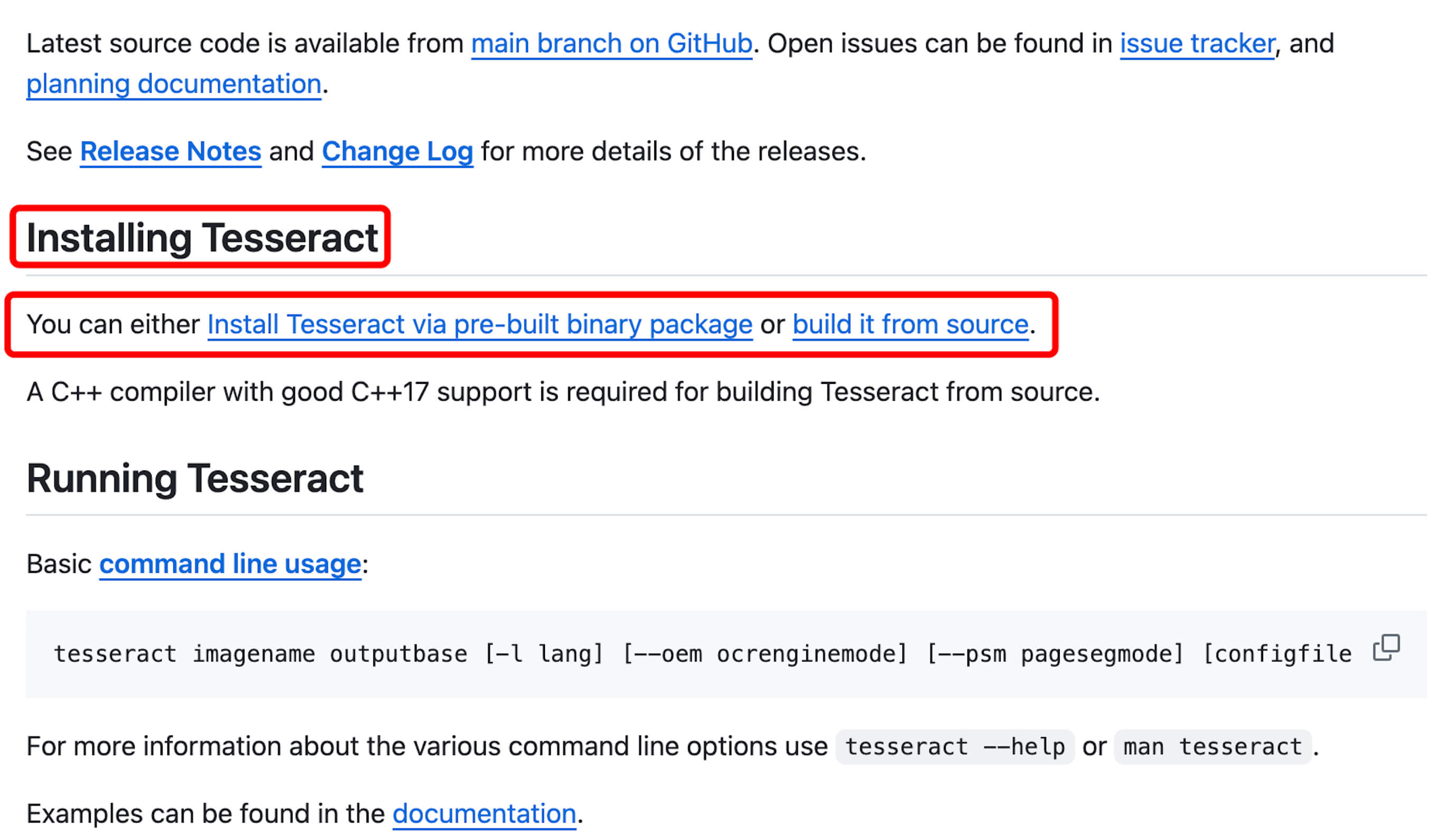 Install Tesseract OCR