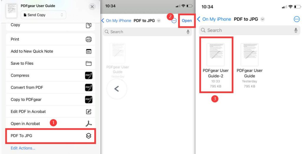 Transform PDF to JPG with iPhone Shortcuts