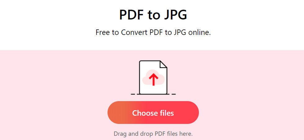 Upload Cropped PDF to PDFgear Online Converter
